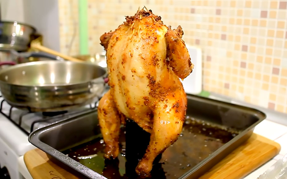 Курица на бутылке в духовке рецепт с фото, как приготовить на вторсырье-м.рф
