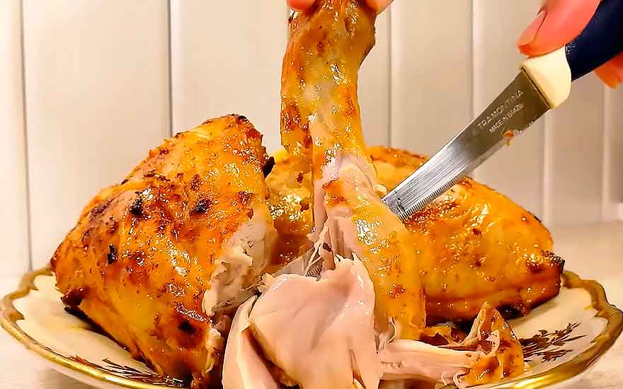 Рецепт куриной грудки в кефире с чесноком