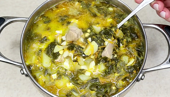 Зеленый борщ с щавелем, пошаговый рецепт с фото на ккал