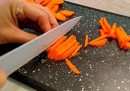 нарезка моркови соломкой