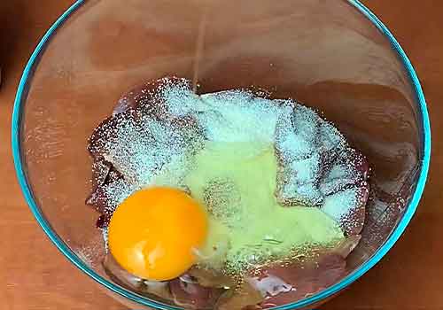 яйцо с манкой