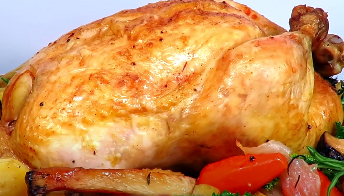 Курица, запеченная с апельсинами, в горчичном соусе рецепт – Русская кухня: Основные блюда. «Еда»