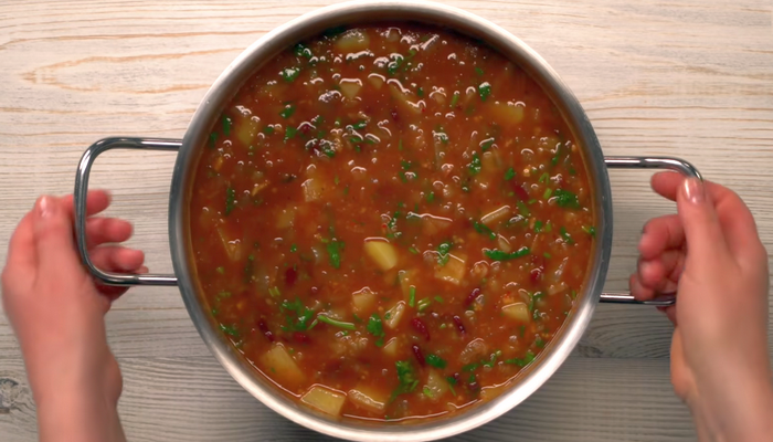 Суп - Рецепт с фасолью консервированной | ХозОбоз