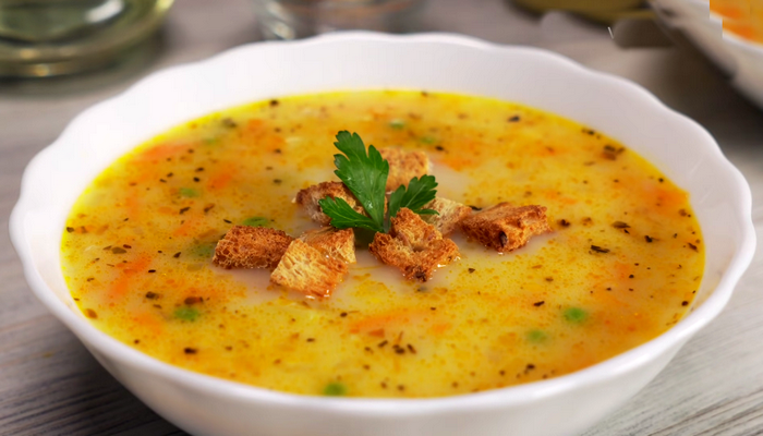 Сливочный сырный суп с плавленым сыром рецепт с фото пошагово